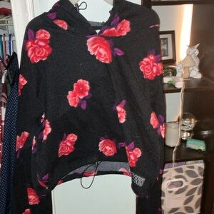 Pink Victoria secret crop top sweatshirt